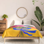 flower bouquet Pink Tangerine Comforter Gallery Image 3