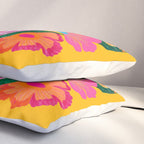 flower bouquet Pink Tangerine Pillow Sham Gallery Image 3