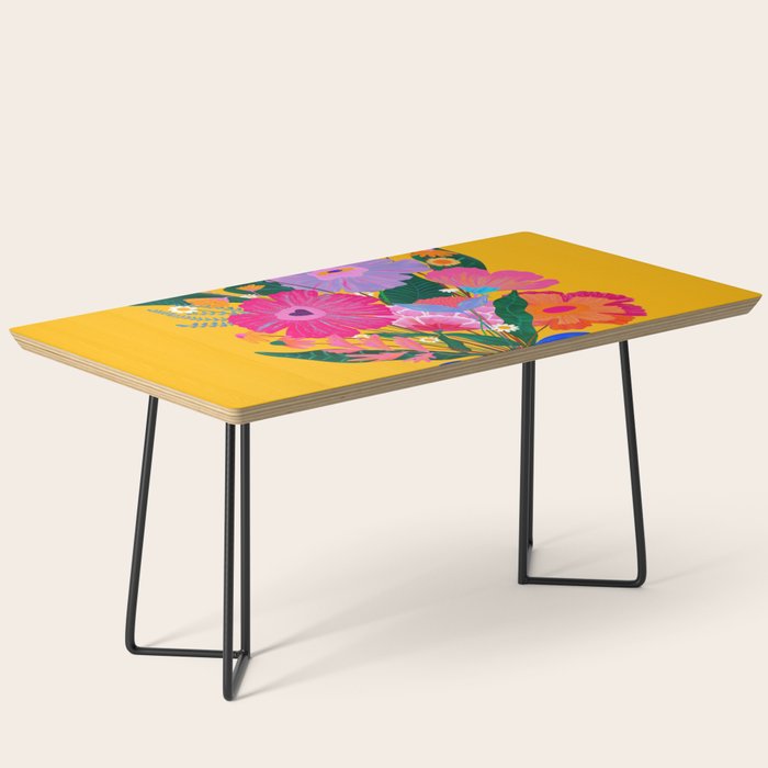 flower bouquet Pink Tangerine Coffee Table Gallery Image 1