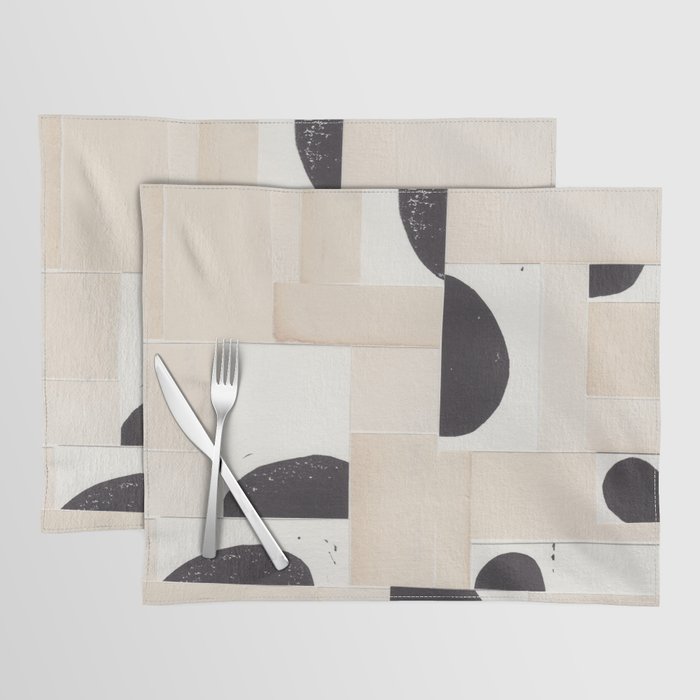 Geometric Moonscape Placemat Gallery Image 1