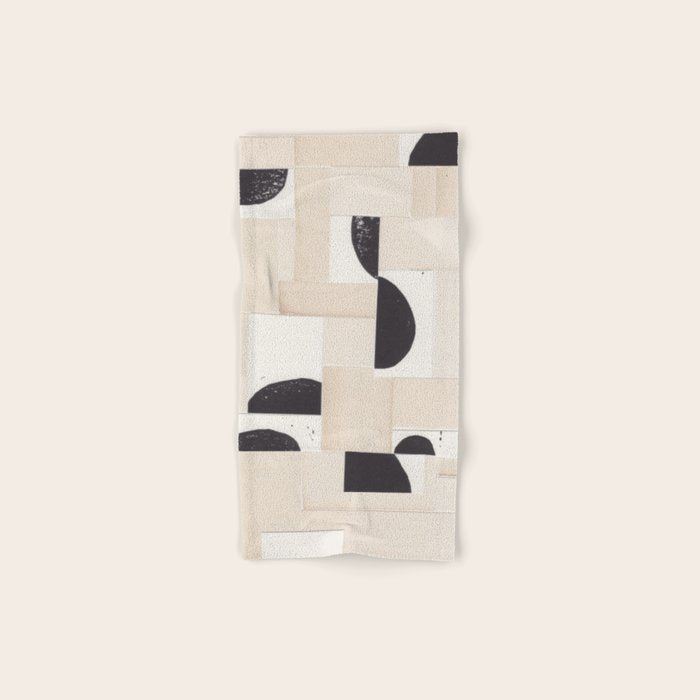 Geometric Moonscape Bath Towel Gallery Image 1