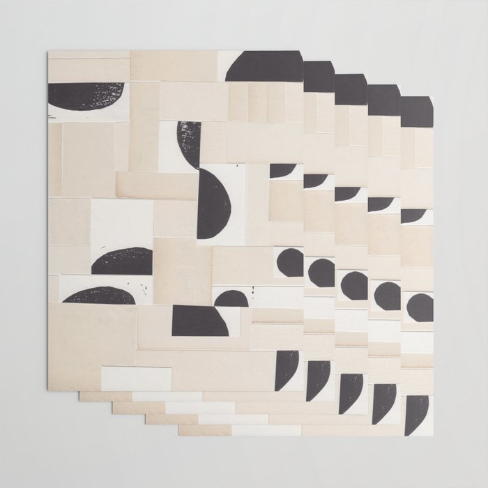 Geometric Moonscape Wrapping Paper Gallery Image 3