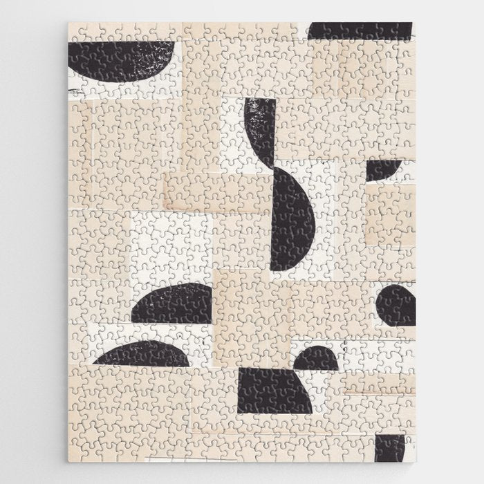Geometric Moonscape Jigsaw Puzzle Gallery Image 1