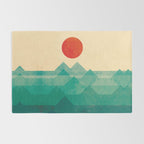 The ocean, the sea, the wave Rug Gallery Image 2