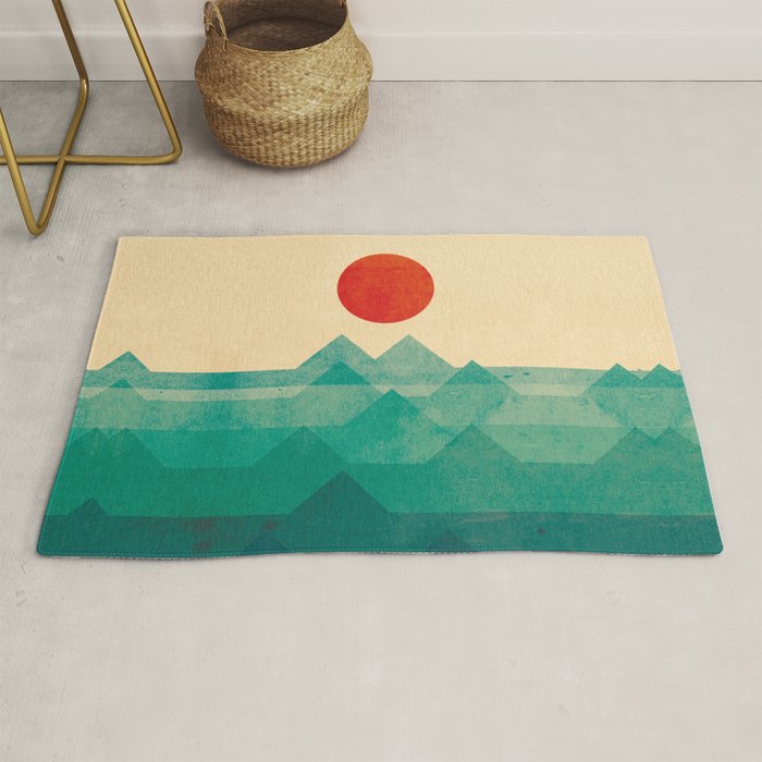 The ocean, the sea, the wave Rug Gallery Image 1