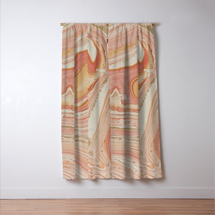 Marbled paper Window Curtain Gallery Image 3