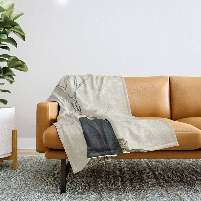 Bright Posture Throw Blanket Gallery Image 1