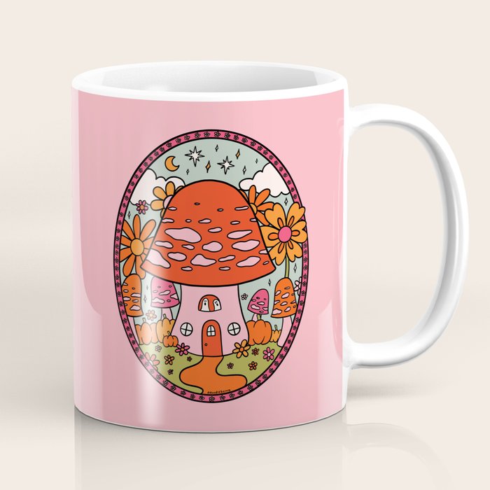 Mushroom Cottage Coffee Mug Gallery Image 1
