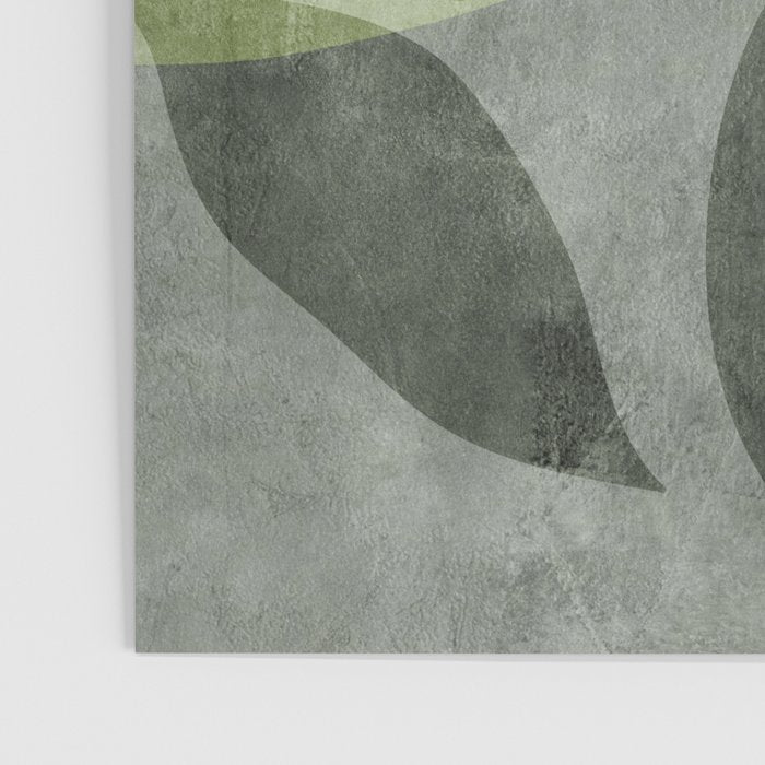 Serene Foliage Earthy Greenery Art Poster Gallery Image 3