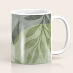 Serene Foliage Earthy Greenery Art Coffee Mug Gallery Image 1