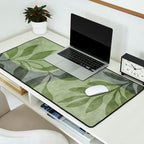 Serene Foliage Earthy Greenery Art Desk Mat Gallery Image 2