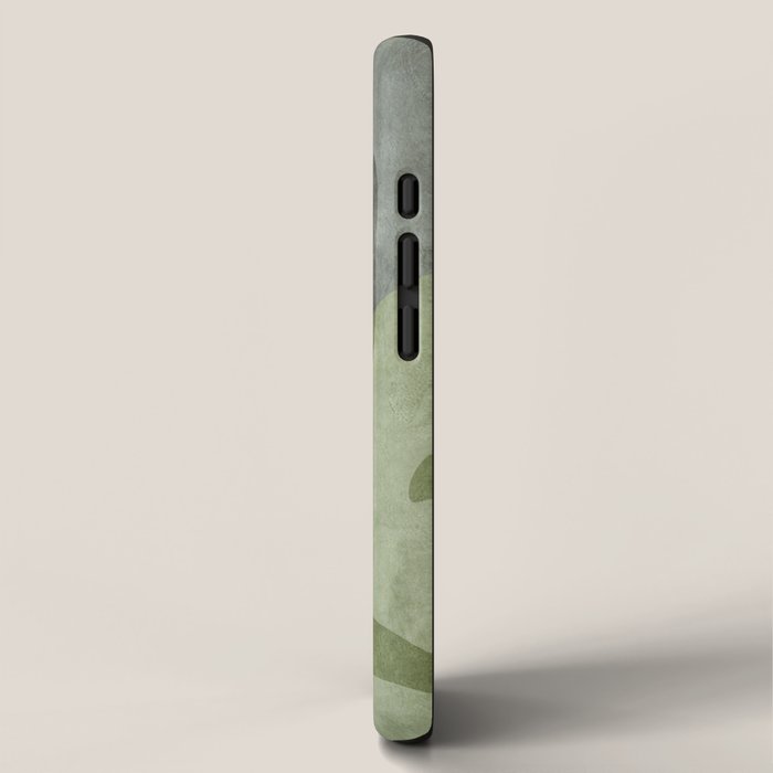 Serene Foliage Earthy Greenery Art iPhone Case Gallery Image 2