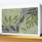 Serene Foliage Earthy Greenery Art Wall Mural Gallery Image 2