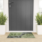 Serene Foliage Earthy Greenery Art Welcome Mat Gallery Image 3