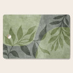Serene Foliage Earthy Greenery Art Cutting Board Gallery Image 1