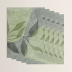 Serene Foliage Earthy Greenery Art Wrapping Paper Gallery Image 3