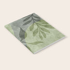 Serene Foliage Earthy Greenery Art Notebook Gallery Image 2