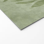 Serene Foliage Earthy Greenery Art Welcome Mat Gallery Image 2