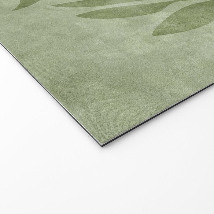 Serene Foliage Earthy Greenery Art Welcome Mat Gallery Image 2