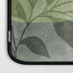 Serene Foliage Earthy Greenery Art Laptop Sleeve Gallery Image 3