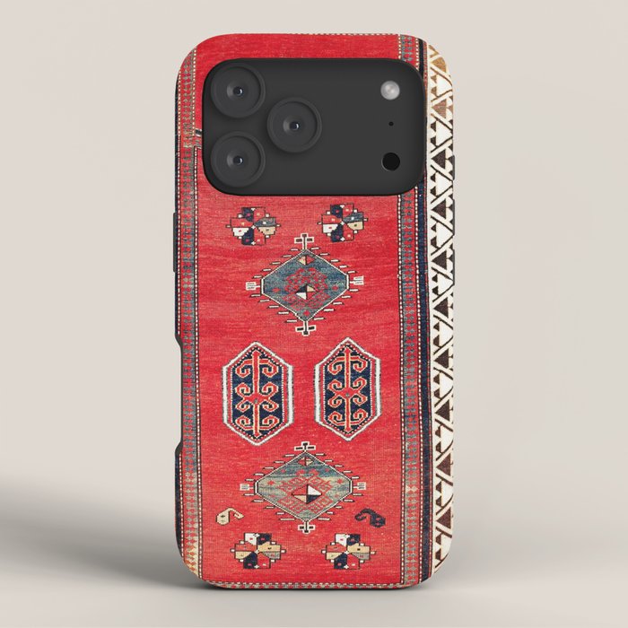 Kazak Borjalou Southwest Caucasus Niche Rug Print iPhone Case Gallery Image 3