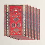 Kazak Borjalou Southwest Caucasus Niche Rug Print Wrapping Paper Gallery Image 3