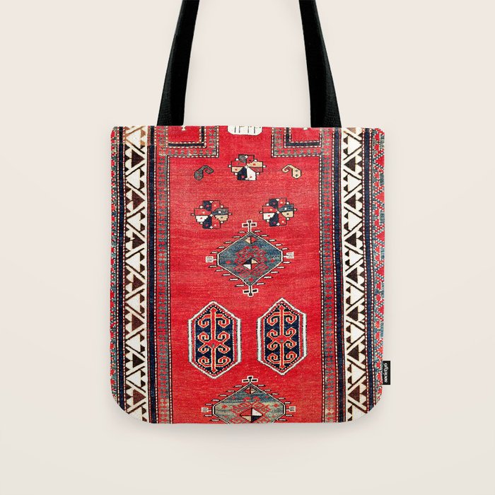 Kazak Borjalou Southwest Caucasus Niche Rug Print Tote Bag Gallery Image 1