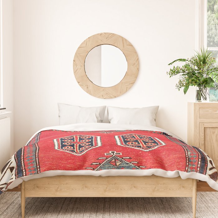 Kazak Borjalou Southwest Caucasus Niche Rug Print Duvet Cover Gallery Image 3