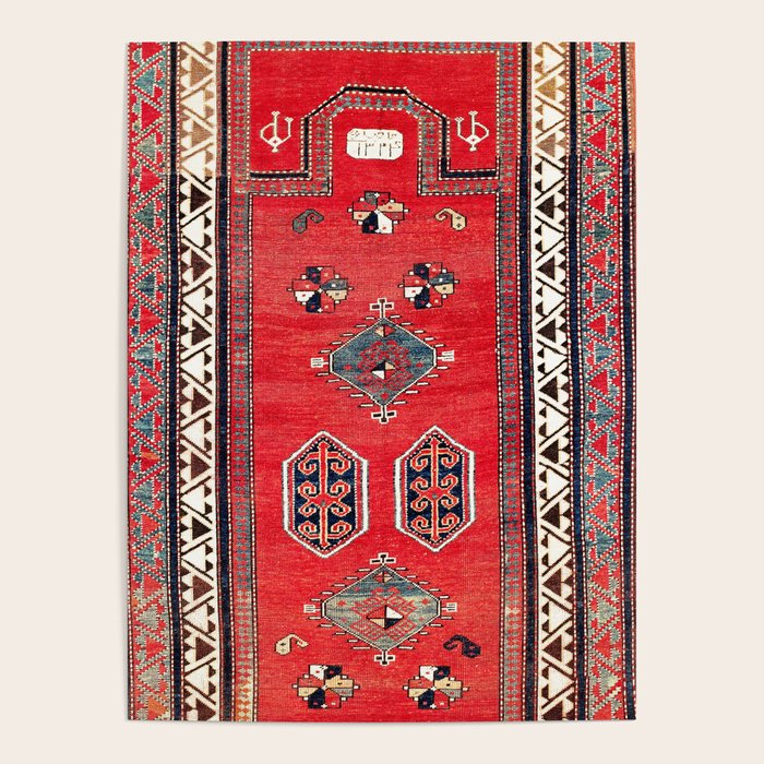 Kazak Borjalou Southwest Caucasus Niche Rug Print Poster Gallery Image 4