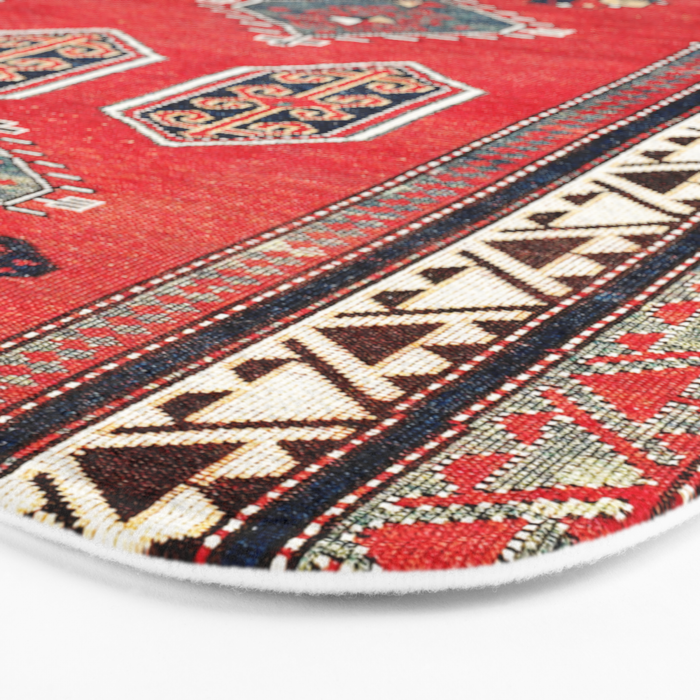 Kazak Borjalou Southwest Caucasus Niche Rug Print Bath Mat Gallery Image 3