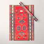 Kazak Borjalou Southwest Caucasus Niche Rug Print Wrapping Paper Gallery Image 1