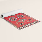 Kazak Borjalou Southwest Caucasus Niche Rug Print Yoga Mat Gallery Image 2