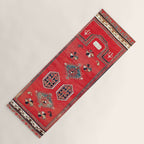 Kazak Borjalou Southwest Caucasus Niche Rug Print Yoga Mat Gallery Image 1