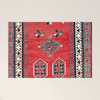 Kazak Borjalou Southwest Caucasus Niche Rug Print Welcome Mat Gallery Image 1