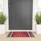 Kazak Borjalou Southwest Caucasus Niche Rug Print Welcome Mat Gallery Image 3