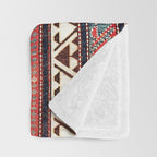 Kazak Borjalou Southwest Caucasus Niche Rug Print Throw Blanket Gallery Image 3