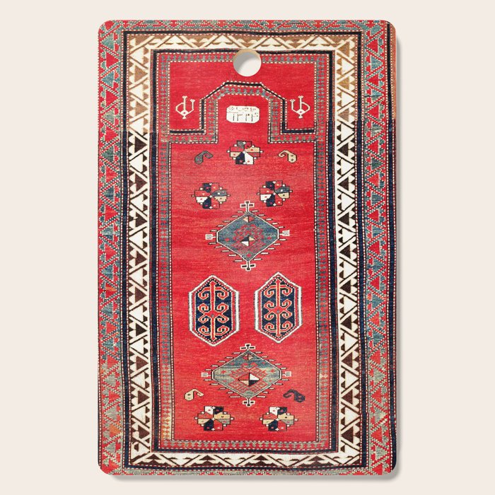 Kazak Borjalou Southwest Caucasus Niche Rug Print Cutting Board Gallery Image 1
