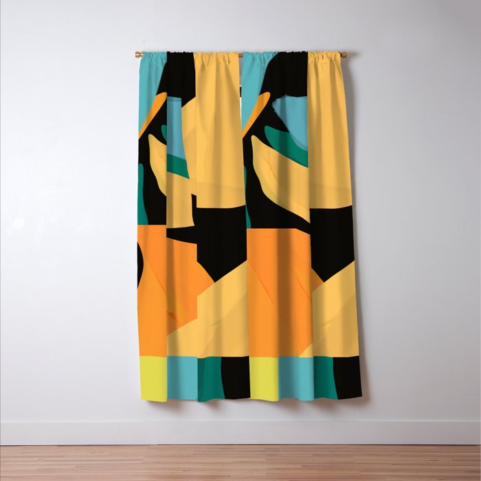 Modern Abstraction Window Curtain Gallery Image 3