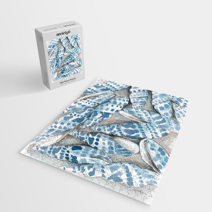 Blue Dot Shells Jigsaw Puzzle Gallery Image 2
