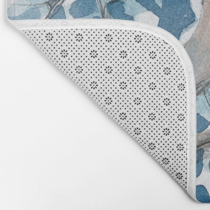 Blue Dot Shells Bath Mat Gallery Image 2