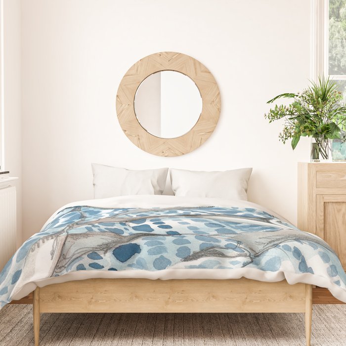 Blue Dot Shells Duvet Cover Gallery Image 3