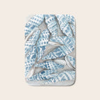 Blue Dot Shells Bath Mat Gallery Image 1