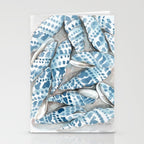 Blue Dot Shells Stationery Card Gallery Image 2