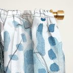 Blue Dot Shells Window Curtain Gallery Image 2