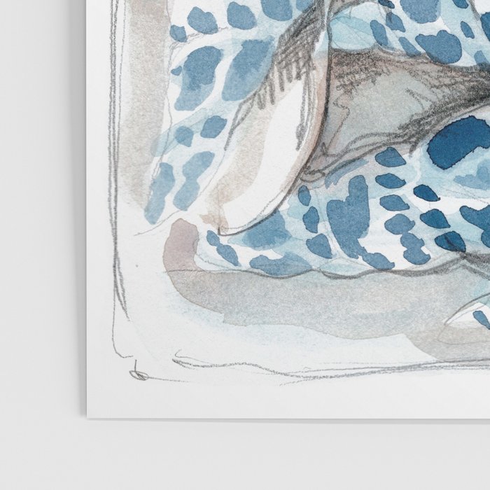Blue Dot Shells Poster Gallery Image 3