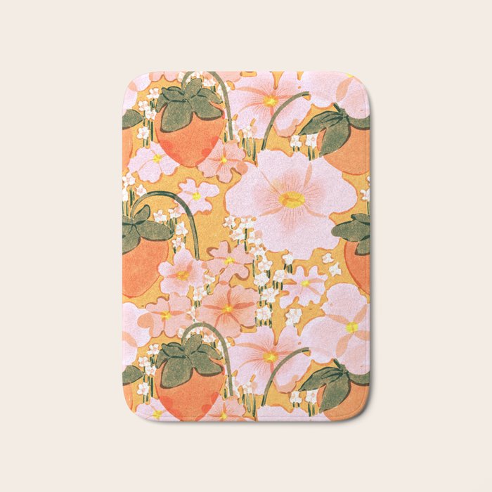 strawberry fields Bath Mat Gallery Image 1