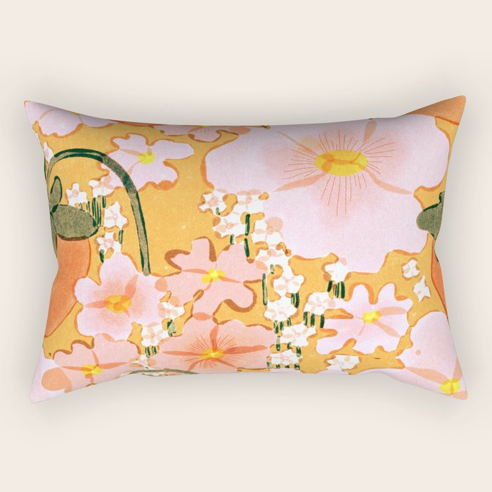 strawberry fields Rectangular Pillow Gallery Image 1