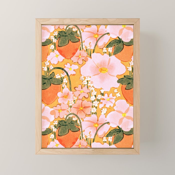 strawberry fields Mini Art Print Gallery Image 1