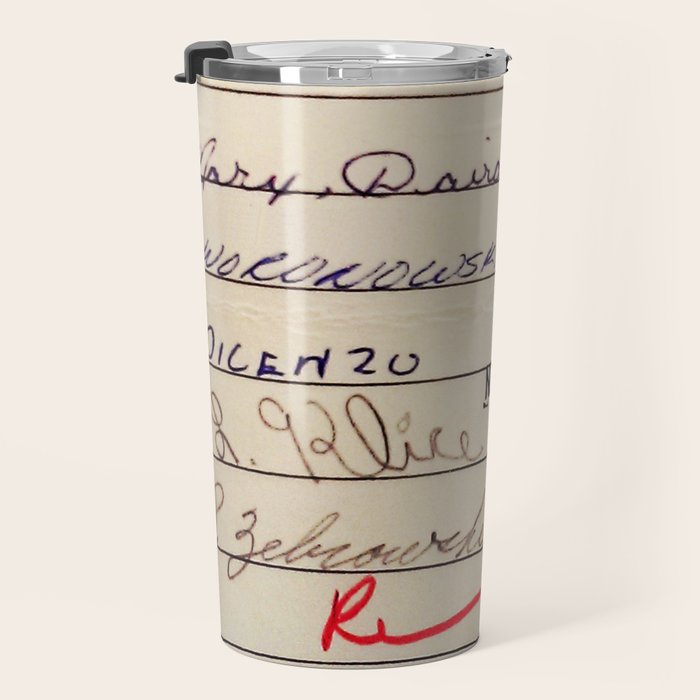 Library Card 23322 Travel Mug Gallery Image 3