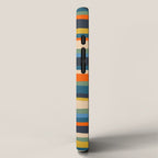 Serrate Stripes Colorful Retro Organic Contemporary Pattern iPhone Case Gallery Image 2